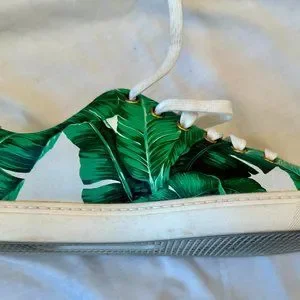 Dolce Gabbana Shoes Dolce Gabbana Banana Leaf Print Sneakers